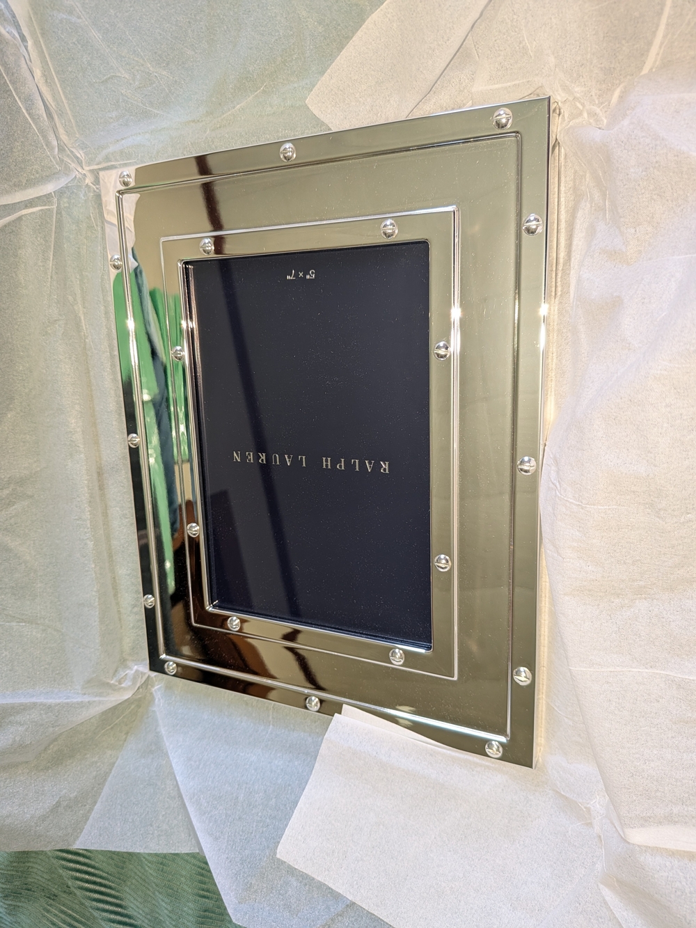 Picture Frame Ralph Lauren BLEEKER 5"X7" - Picture 2 of 10